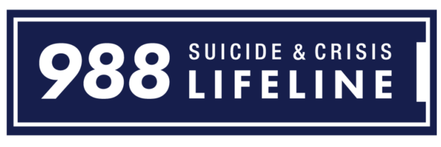 Visual of Suicide & Crisis lifeline logo