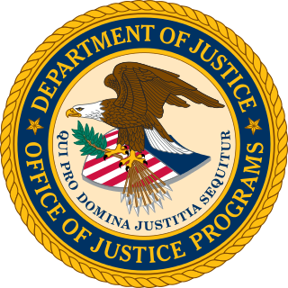 Visual of Department of Justice Programs logo